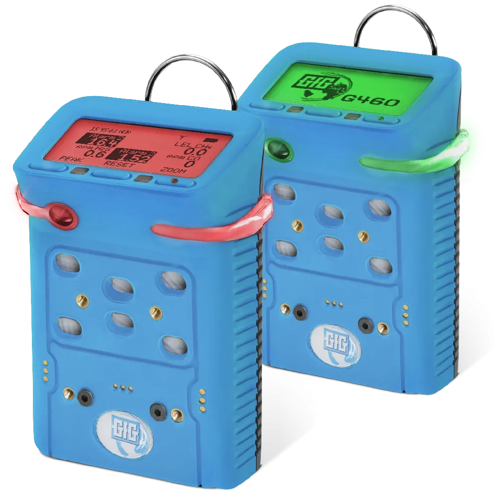 GfG Microtector II G460 O2, IR LEL, CO/H2S, CO2 Gas Detector