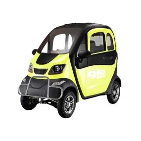 GIO GOLF ENCLOSED MOBILITY SCOOTER 60V 1200W, top speed 18mph, Range up to 30 miles, backup camera, heater, fan, alarm, media center, 500lb load capacity