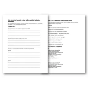 Goal Setting & Progress Tracking PLR Checklist & Worksheet