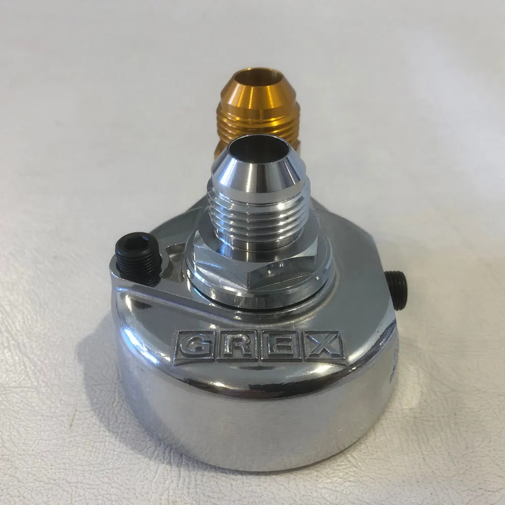 GReddy Oil Cooler Relocate Oil Block Engine Side TYPE-F ASSY 3/4X16UNF AN8