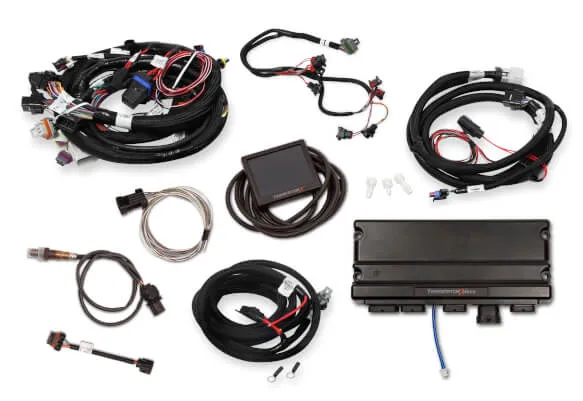 HOLLEY TERMINATOR XMAX LS 24x Crank, 1x Cam - LS1-LS6 Engines - EV1 Injectors - 4L60-4L80 Transmission Control