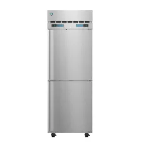 Hoshizaki DT1A-HS 27 1/2" Single Section Dual Temp Upright Refrigerator/Freezer, Half Stainless Doors with Lock