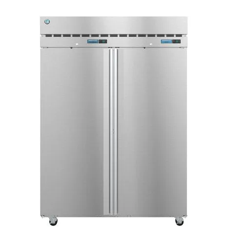 Hoshizaki DT2A-FS 55" Two Section Dual Temp Upright Refrigerator/Freezer, Full Stainless Doors with Lock