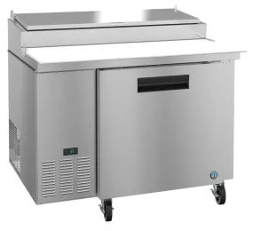 Hoshizaki PR46A 46" Refrigerator Single Section Pizza Prep Table, 1 Stainless Door