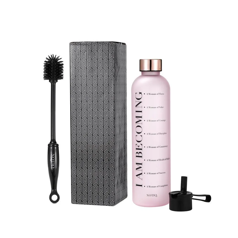 I Am Becoming Affirmation Tracking Water Bottle Kit