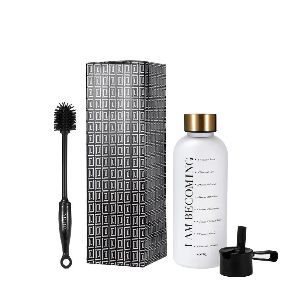 I Am Becoming Affirmation Tracking Water Bottle Kit