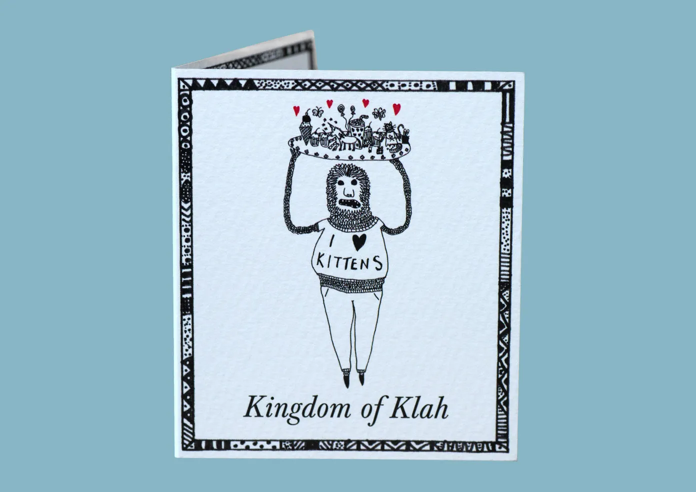 I Heart Kittens Royal Sweatshirt