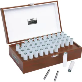 Insize (7.5-8MM) 51 Pin Gauge Set 4166-8, DIN 2267 Grade 1 HRC62-65,  - 1 μm