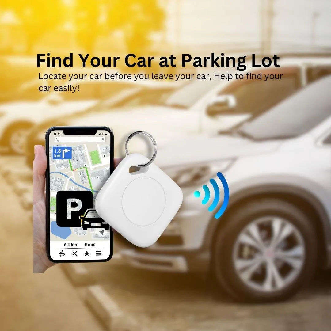 (iOS only)Smart Anti Loss Tracker Tracking Tag - Works with Apple Find My app,Item Finders Key Finder Locator Tracker Device,wallet safety