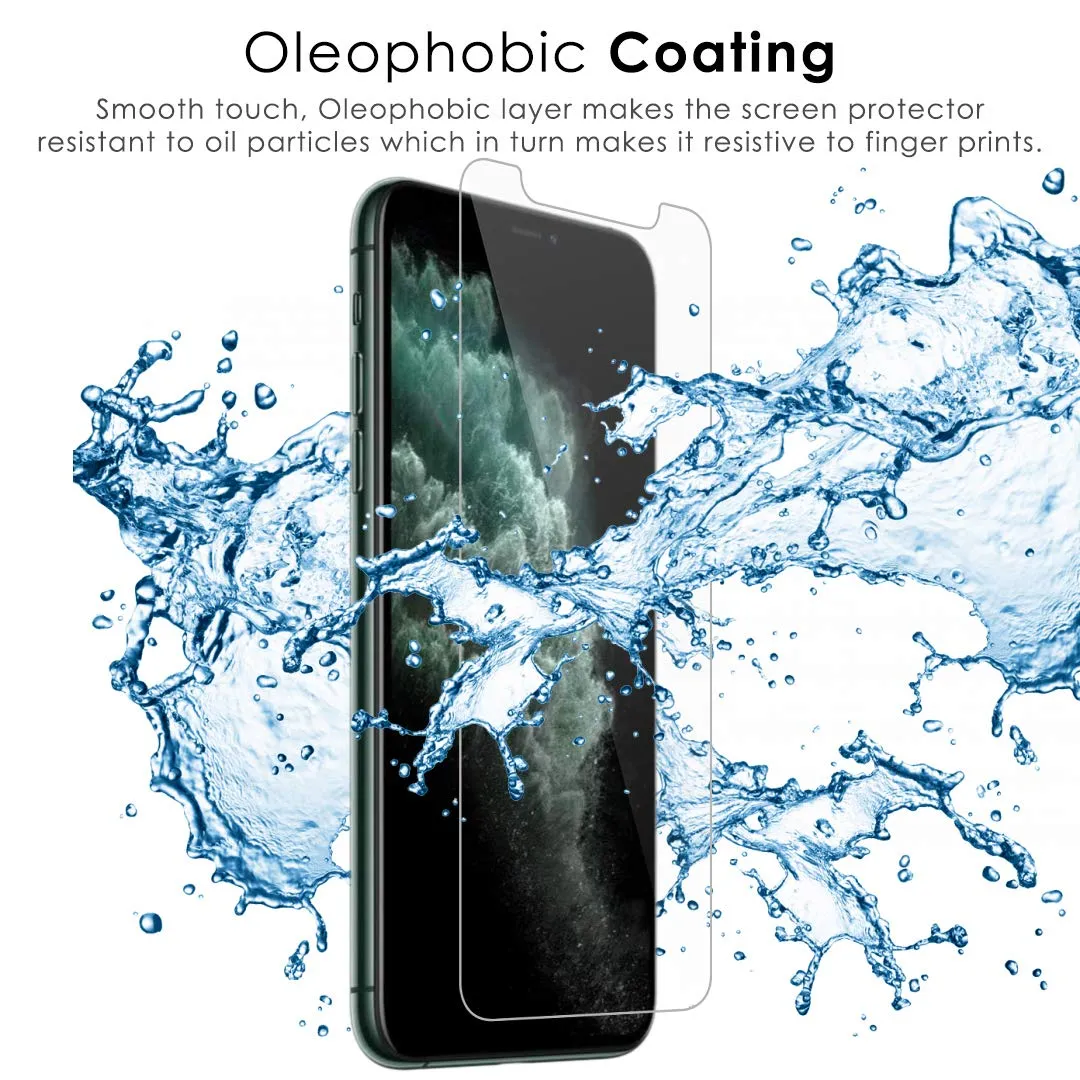 iPhone 11 Pro Max Tempered Glass Screen Protector Guard | EZ FIT - 2 Pack