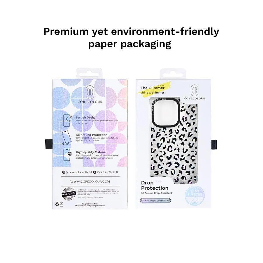 iPhone 12 Colourful Leopard Glitter Phone Case