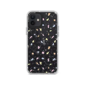 iPhone 12 Colourful Leopard Glitter Phone Case