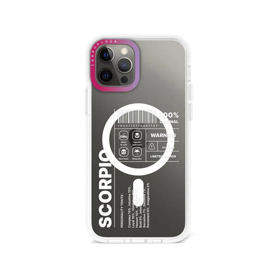 iPhone 12 Pro Max Warning Scorpio Phone Case MagSafe Compatible