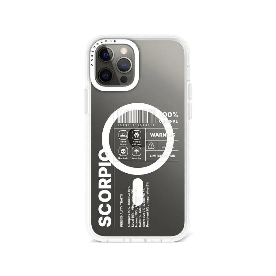 iPhone 12 Pro Max Warning Scorpio Phone Case MagSafe Compatible