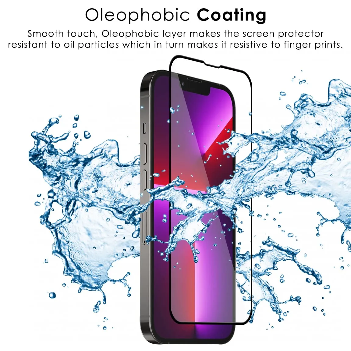 iPhone 13 Pro Max Tempered Glass Screen Protector Guard | EZ FIT - 1 Pack
