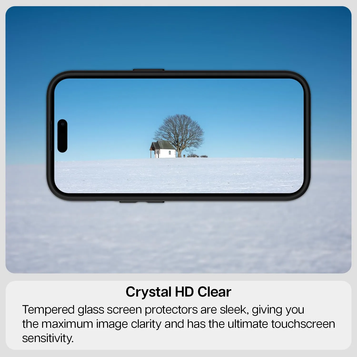 iPhone 14 Pro Max GT Series Clear Tempered Glass Screen Protector Guard | Easy Do (Clear) - 2 Pack