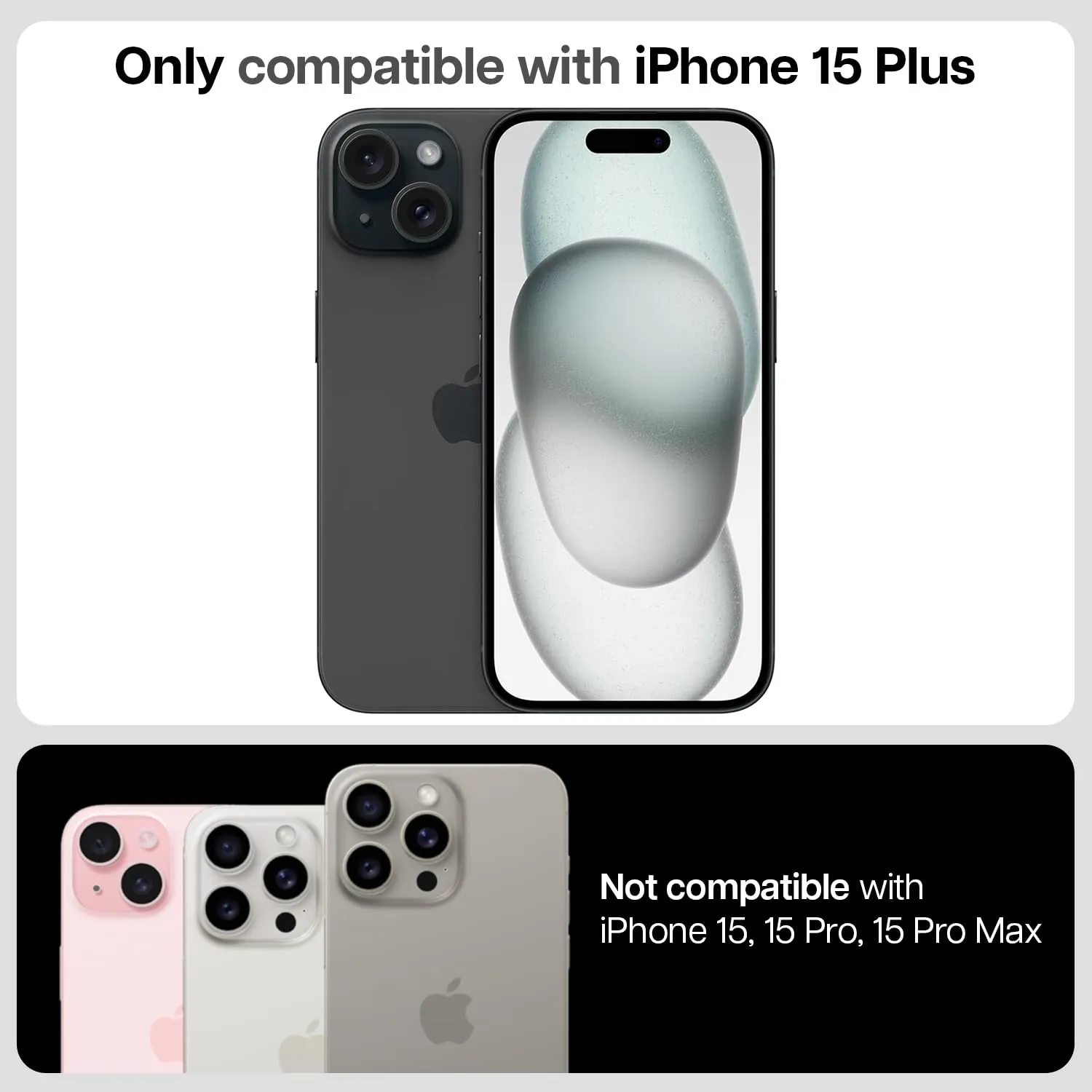 iPhone 15 Plus Easy DO Tempered Glass Screen Protector Guard | GT Series (Matte) - 1 Pack