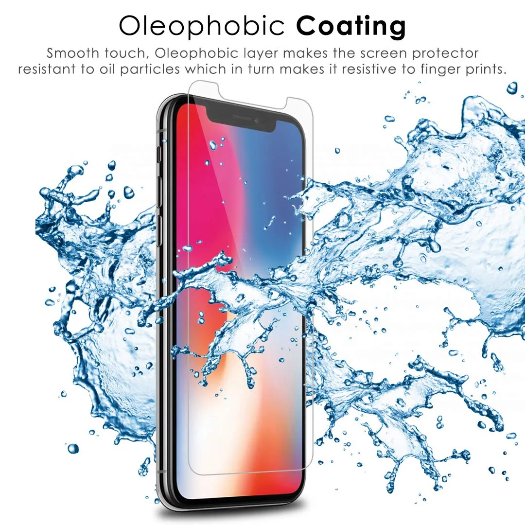 iPhone X/iPhone XS Tempered Glass Screen Protector Guard | EZ FIT - 2 Pack