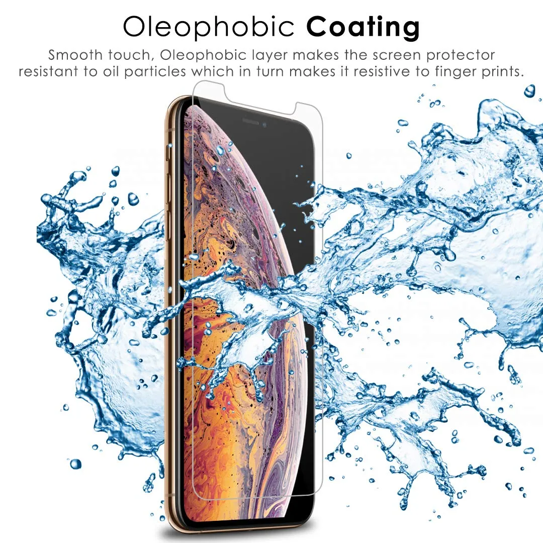 iPhone Xs Max Tempered Glass Screen Protector Guard | EZ FIT - 2 Pack