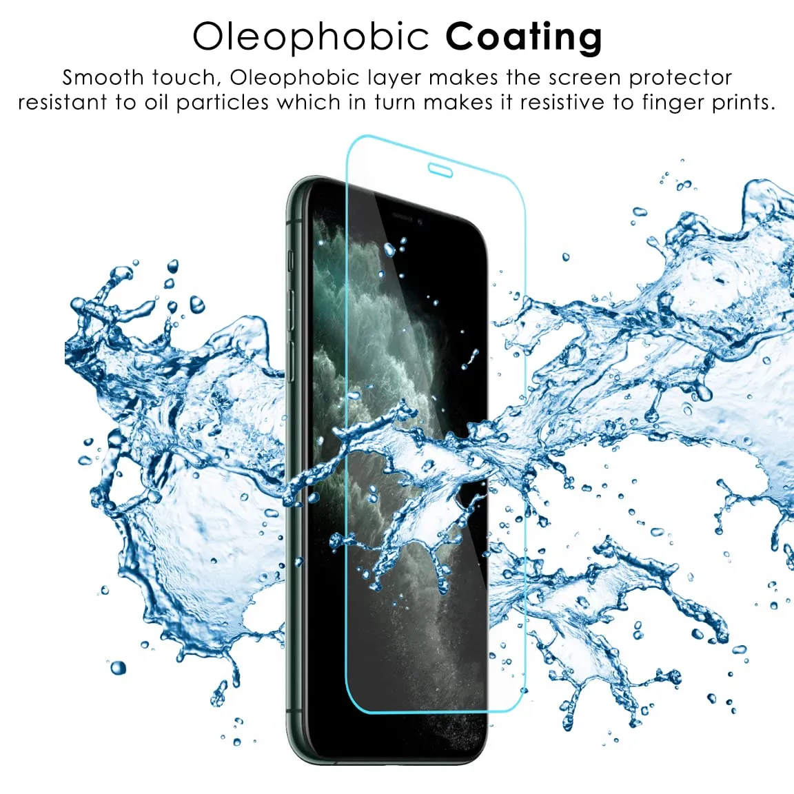 iPhone X/XS iPhone 11 Pro Tempered Glass Screen Protector Guard | EZ FIT - 2 Pack