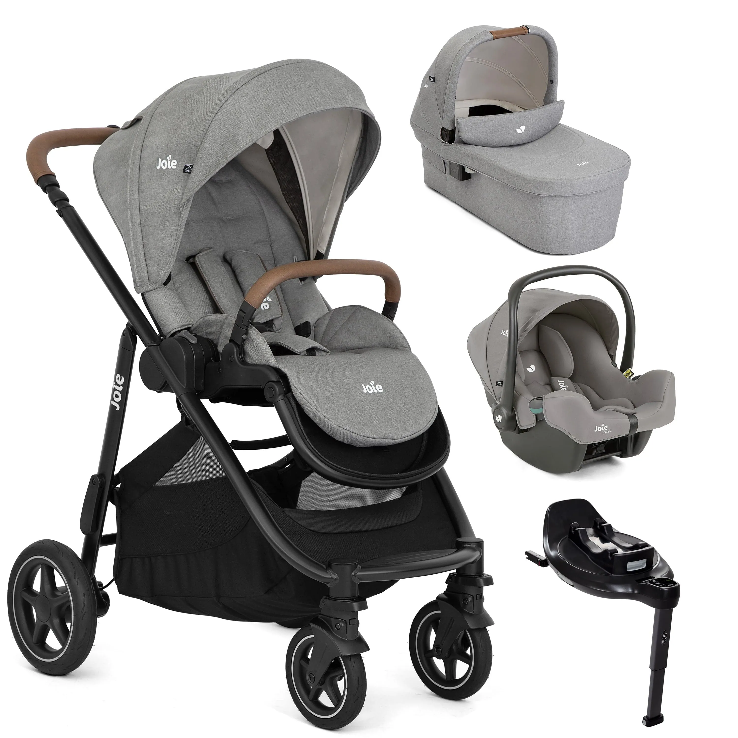 Joie Versatrax On The Go Encore Bundle in Pebble
