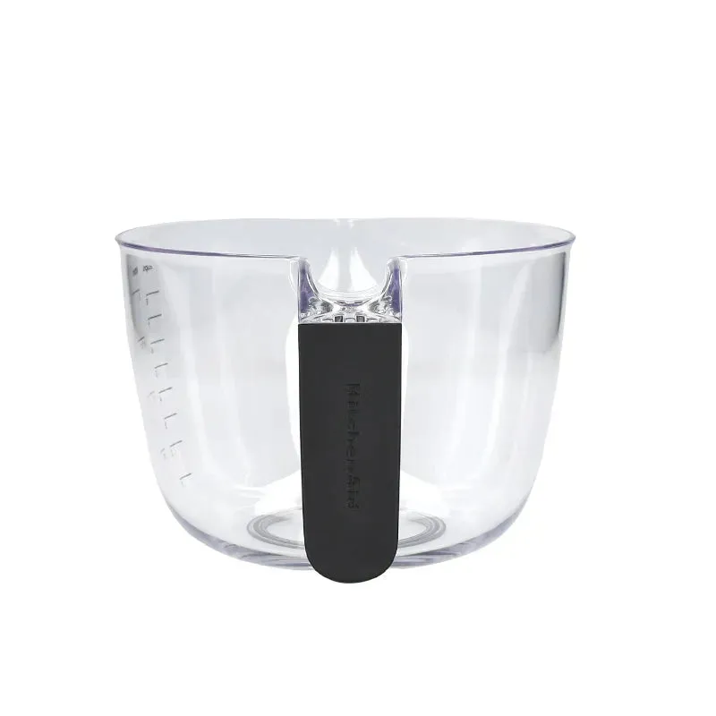 KitchenAid Mixing and Measuring Black Bowl with Handle | 9 x 7 x 5 inches