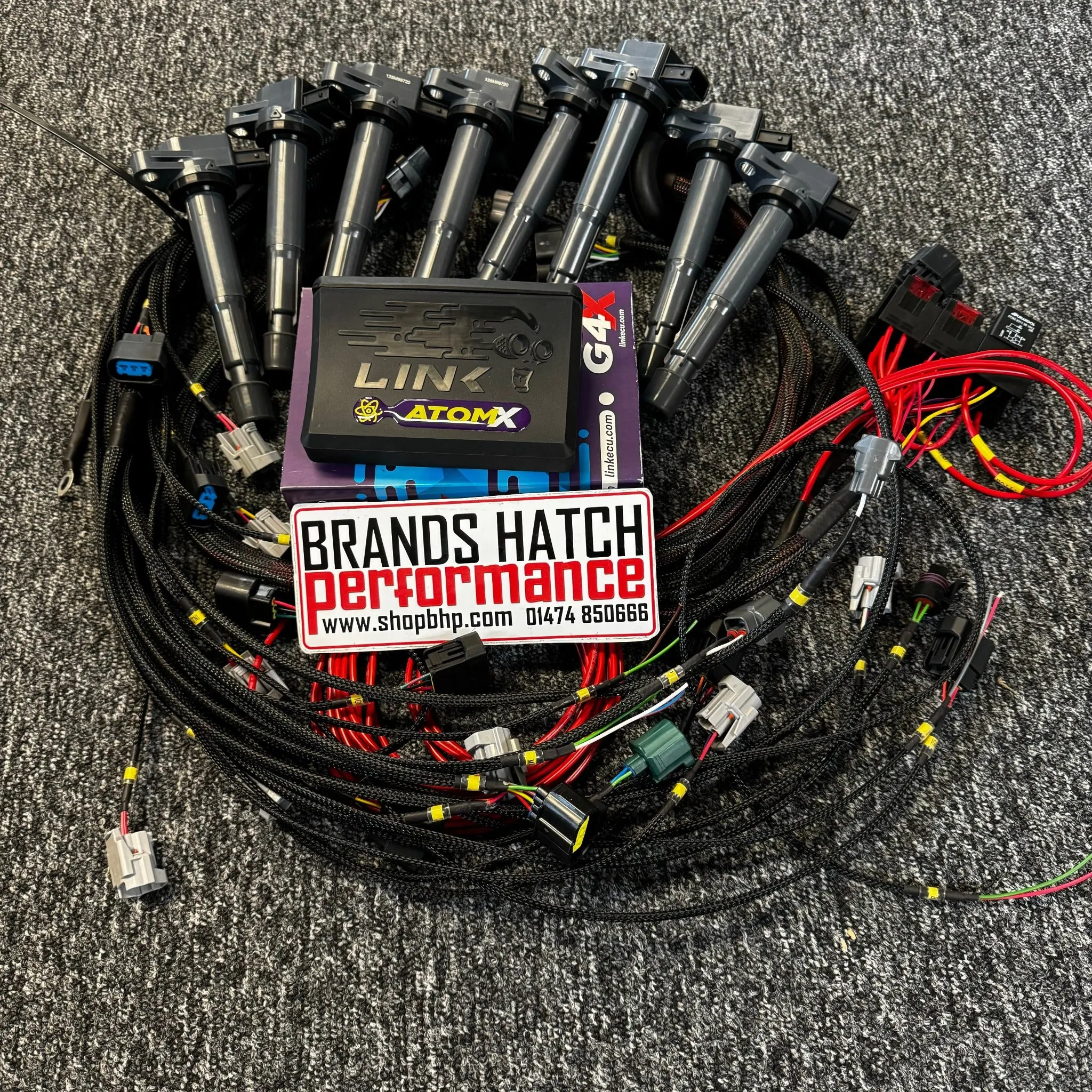 Link ECU G4  G4X Atom X Storm X Xtreme X Thunder 1UZFE 1UZ-FE 1UZ Kit with Wiring Engine Loom & K20 Coils BF24