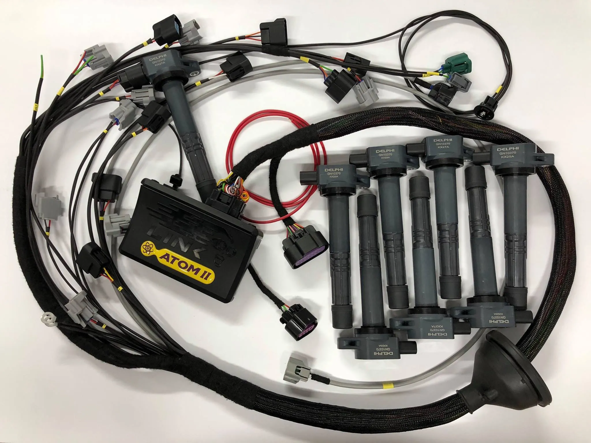 Link ECU G4  G4X Atom X Storm X Xtreme X Thunder 1UZFE 1UZ-FE 1UZ Kit with Wiring Engine Loom & K20 Coils BF24