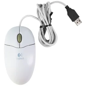 Logitech Wired Optical USB Mouse for Windows PC & More - Gray (M-UV96)