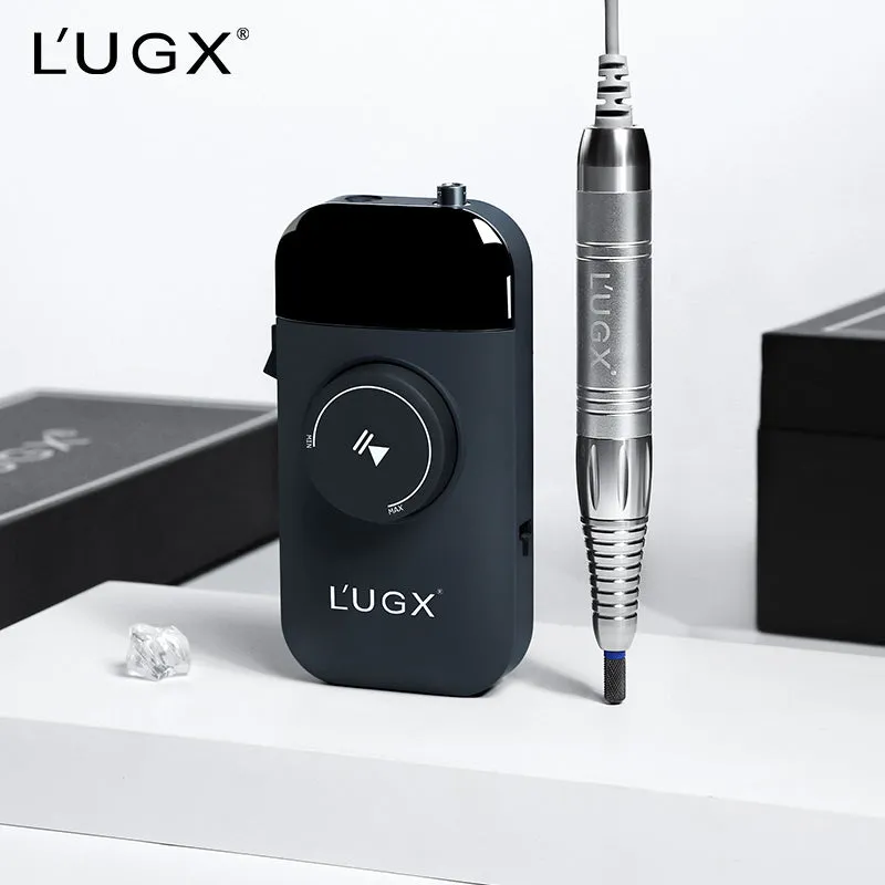 LUGX Brushless E-File/Nail Drill with handpiece stand & premium LUGX drill bit