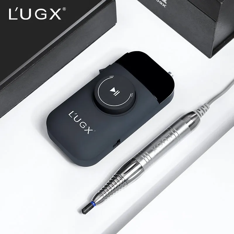 LUGX Brushless E-File/Nail Drill with handpiece stand & premium LUGX drill bit