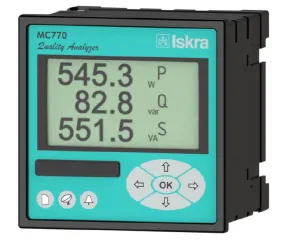 MC740 S SFUNC, Panel Mount Measuring Center 3 Phase, Class 0.5 50-500VAC L-L 50/60Hz Measurement, 240VAC Supply, USB Comms, w/ Supercap