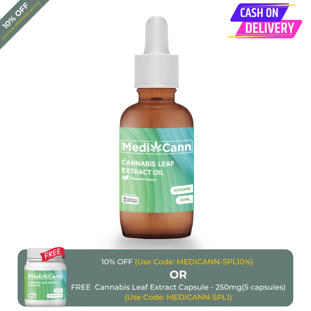 Medicann- Cannabis Leaf Extract Oil - Peppermint Flavour