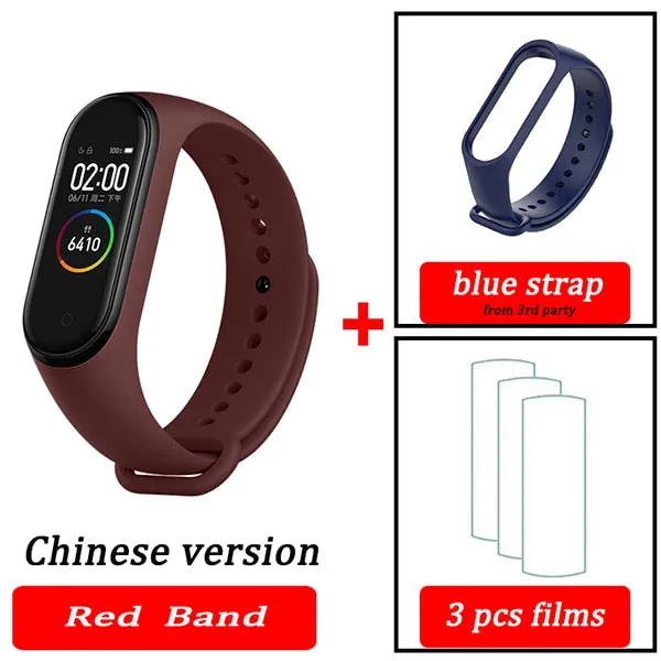 Original XiaoMi  Mi Band 4 Smart Wristband Fitness Bracelet MiBand Band 4 Heart Rate Time Big Touch Screen  Message Smartband