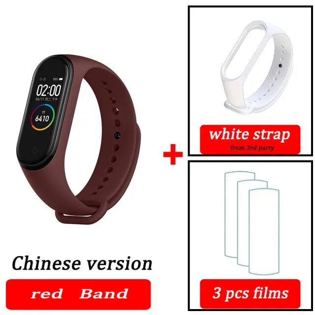 Original XiaoMi  Mi Band 4 Smart Wristband Fitness Bracelet MiBand Band 4 Heart Rate Time Big Touch Screen  Message Smartband