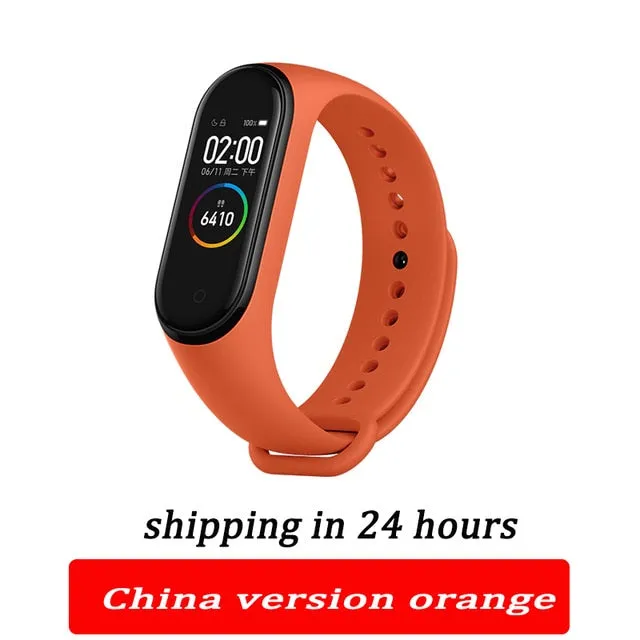 Original XiaoMi  Mi Band 4 Smart Wristband Fitness Bracelet MiBand Band 4 Heart Rate Time Big Touch Screen  Message Smartband