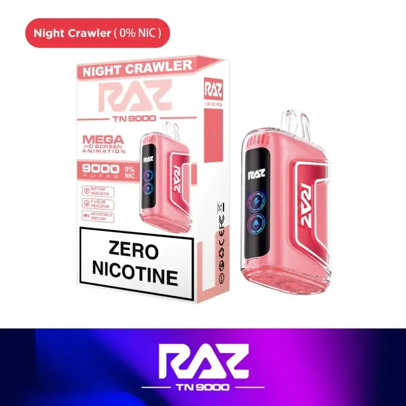 RAZ TN9000 Disposable Vape 0%
