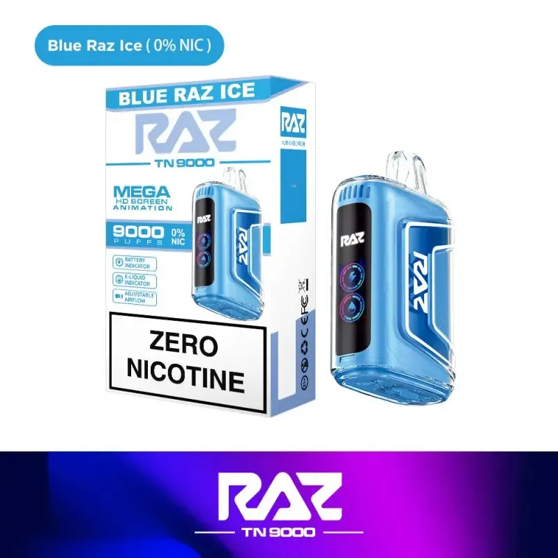 RAZ TN9000 Disposable Vape 0%