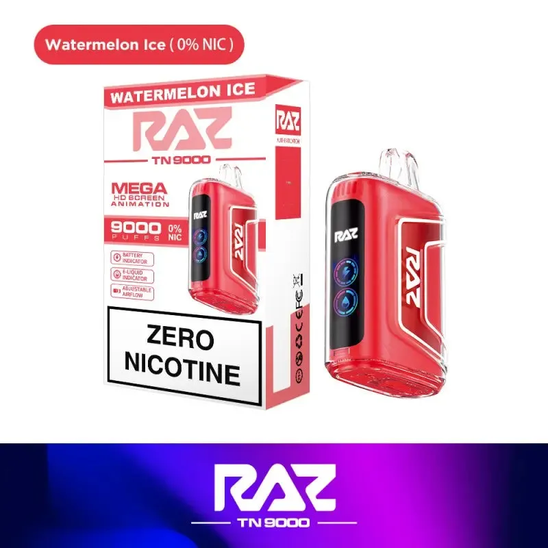 RAZ TN9000 Disposable Vape 0%
