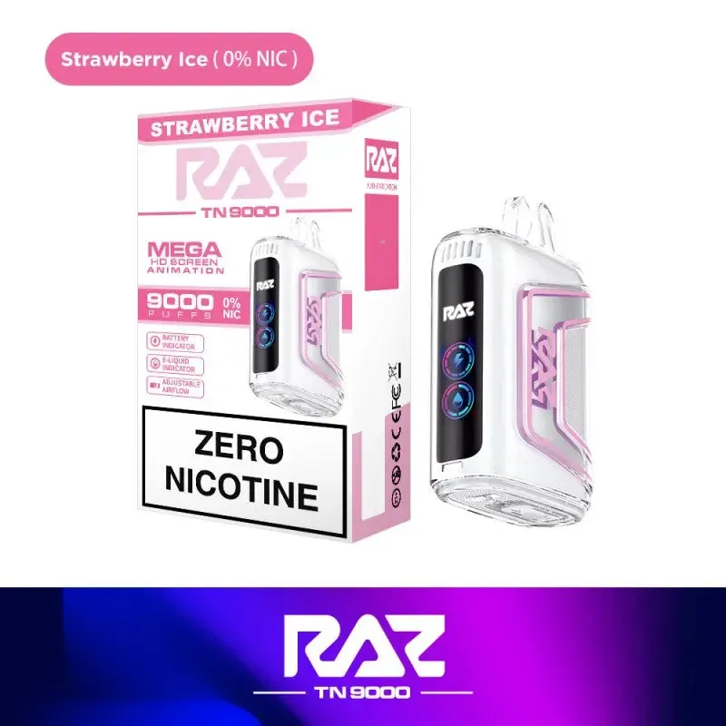 RAZ TN9000 Disposable Vape 0%