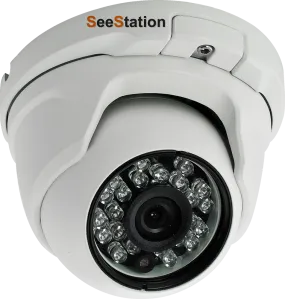 SeeStation C2435AV8 Dome Camera Vandal Resistant 1000L 2.8-12mm Varifocal Lens DC12V