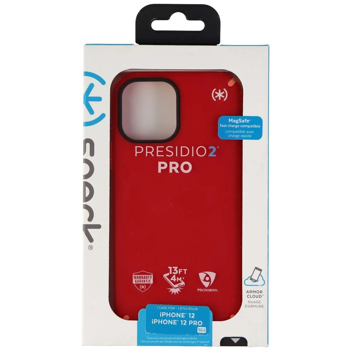 Speck Presidio2 PRO Series Case for Apple iPhone 12 / iPhone 12 Pro - Red / Pink