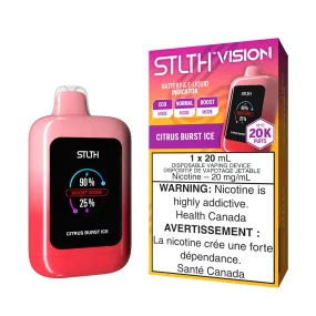 STLTH Vision Citrus Burst Ice Disposable Vape