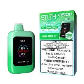 STLTH Vision Green Apple Ice Disposable Vape