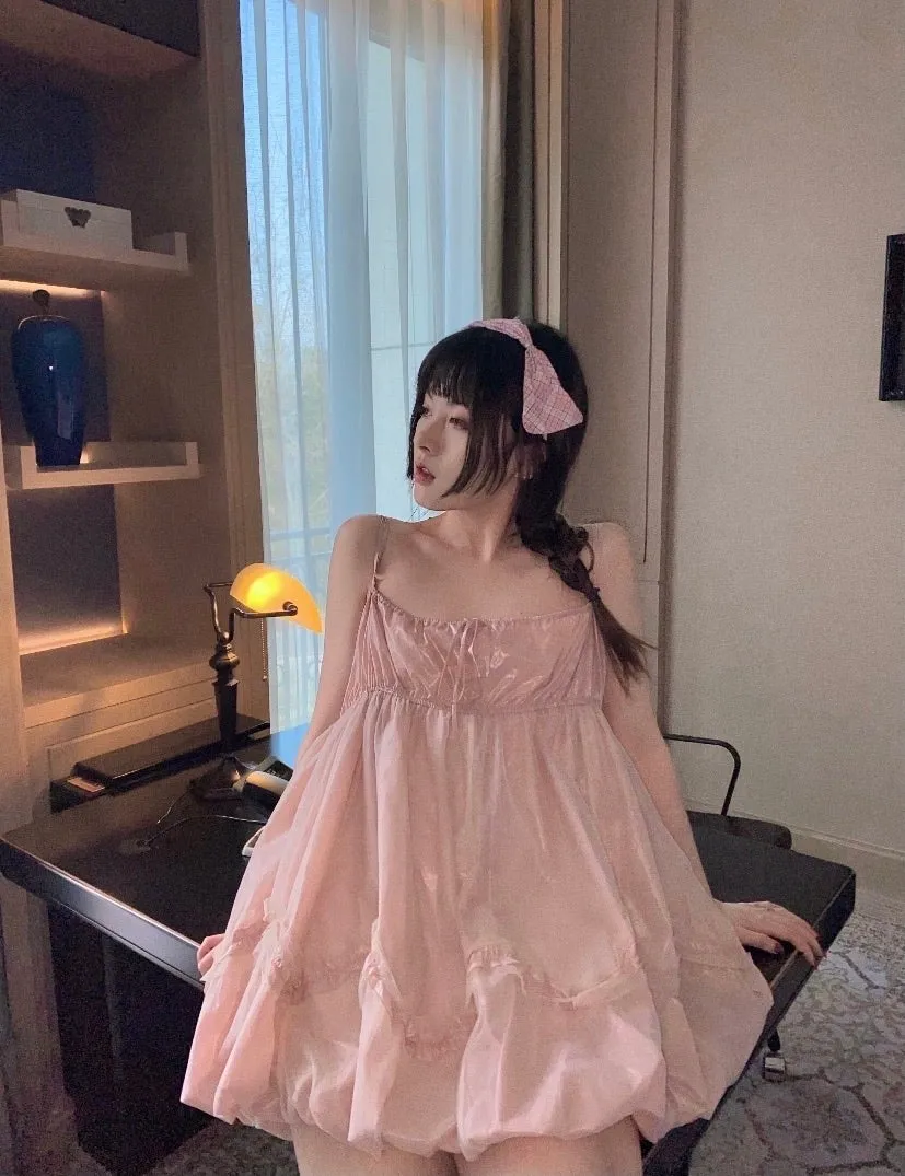 [Sweden warehouse] Escaped Bunny In Peach Flower Garden Dress (designer Arilf)