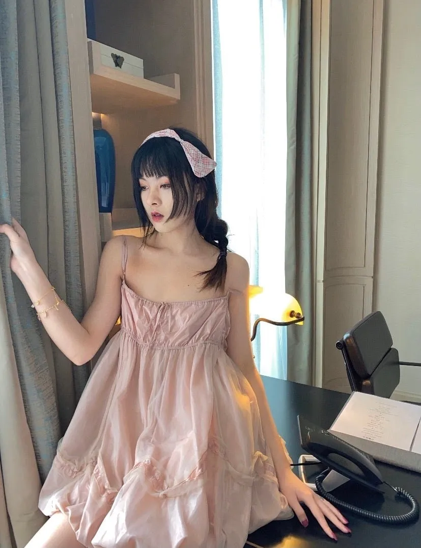 [Sweden warehouse] Escaped Bunny In Peach Flower Garden Dress (designer Arilf)