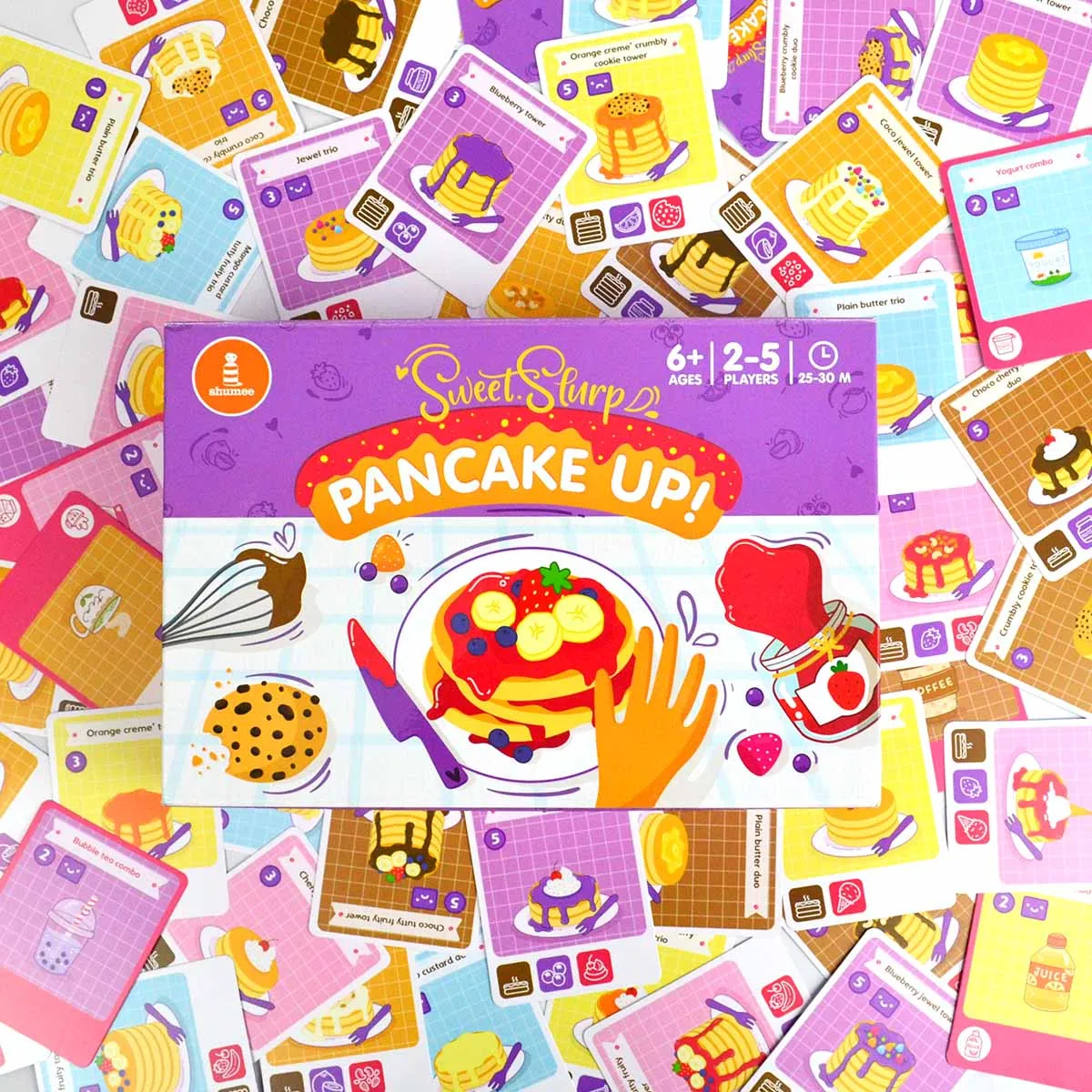 Sweet Slurrp Pancake Up - Fun Family Board Game - (6 Years )