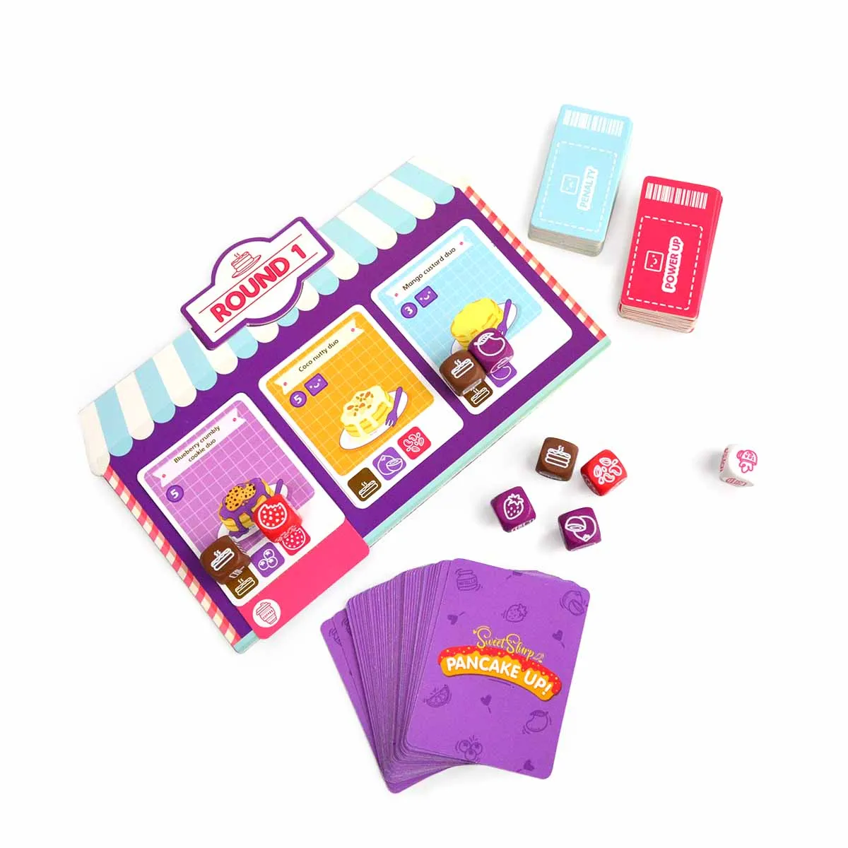 Sweet Slurrp Pancake Up - Fun Family Board Game - (6 Years )