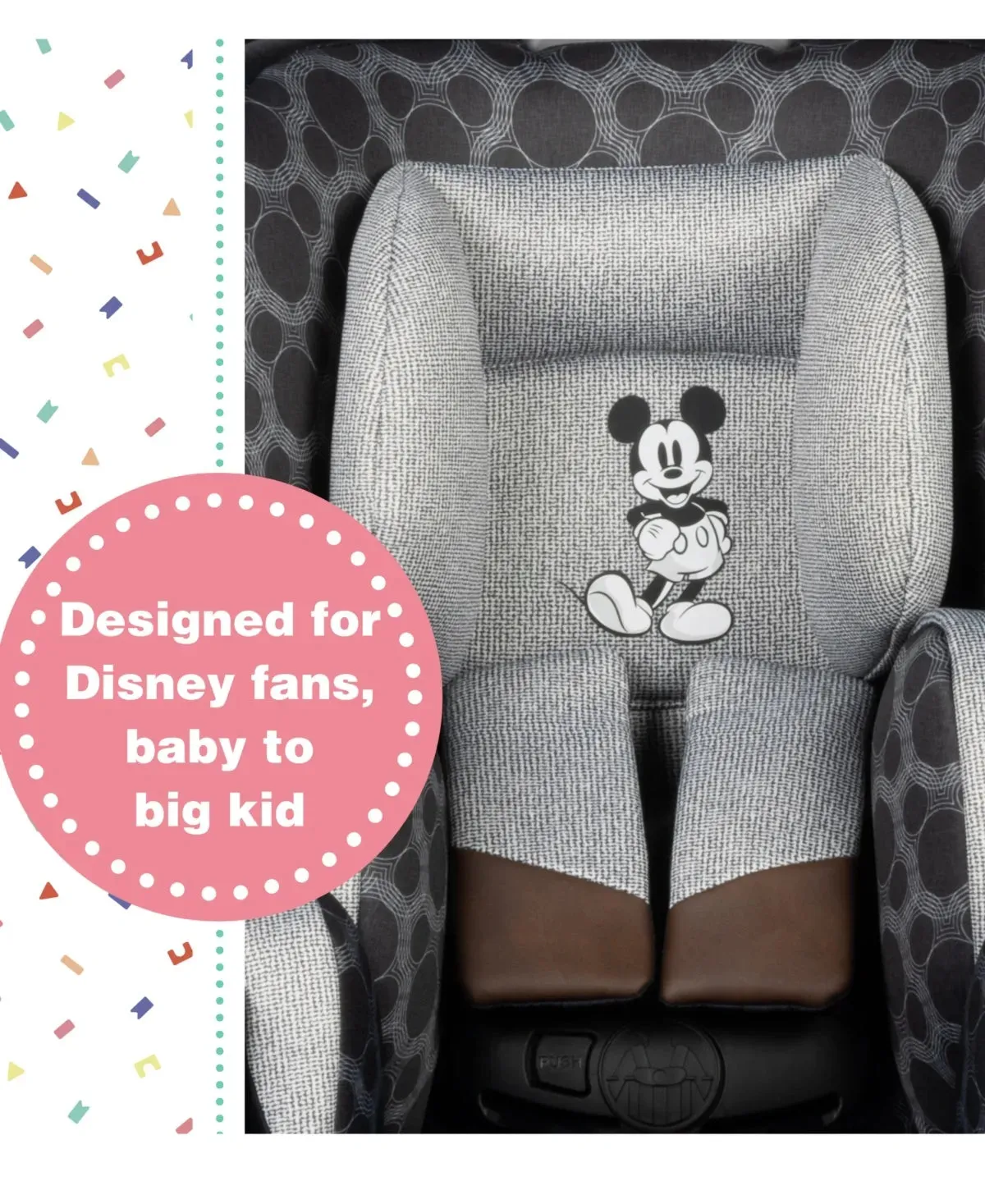 Turn and Go 360 Rotating Convertible Car Seat - Mickey Mouse