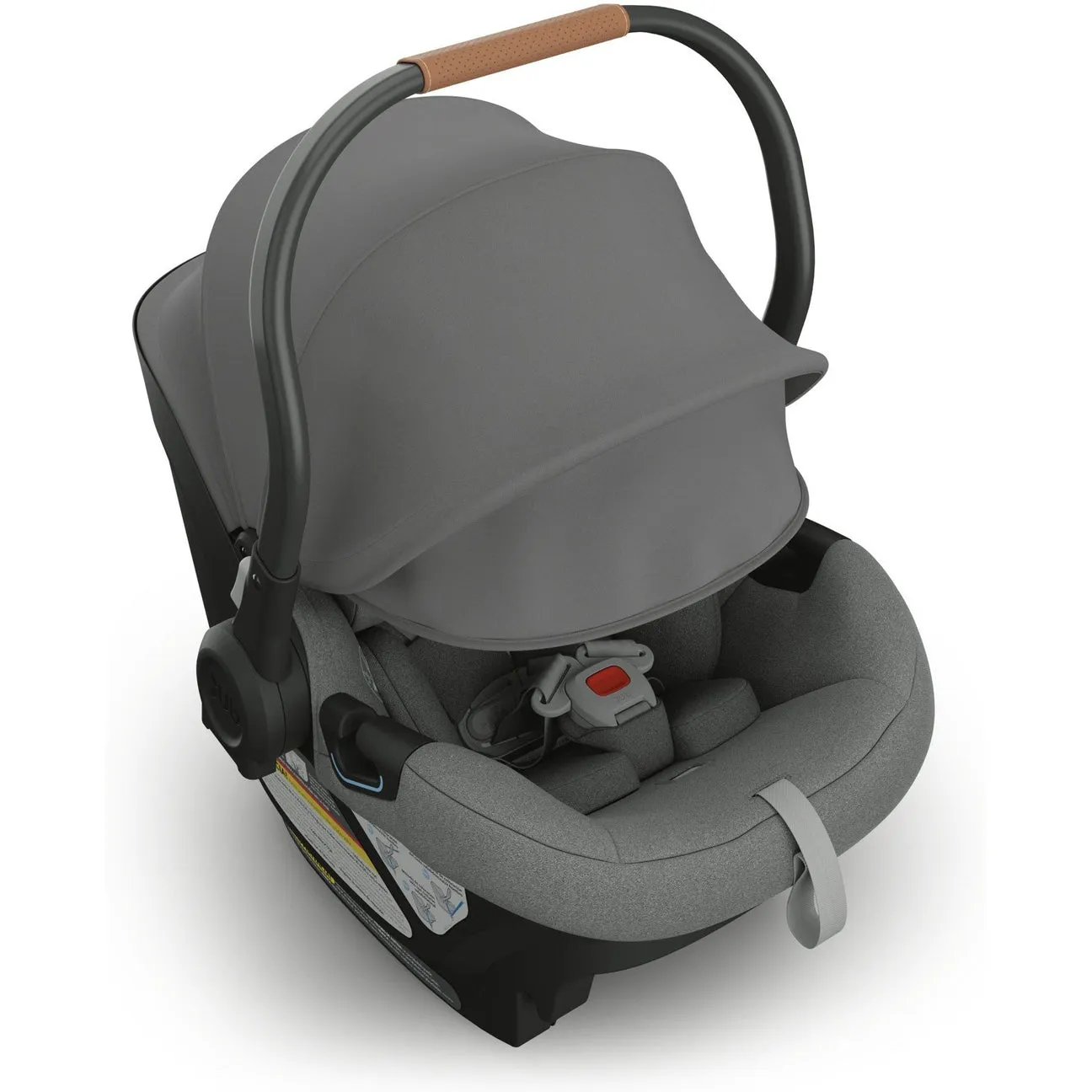 UPPAbaby Aria Lightweight Infant Car Seat - Greyson (Dark Grey - Saddle Leather)